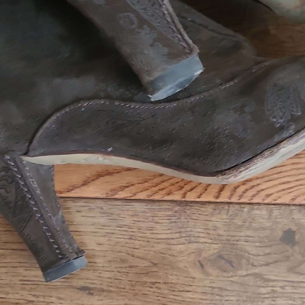 French Connection Suede Boots - Picture 6 of 12